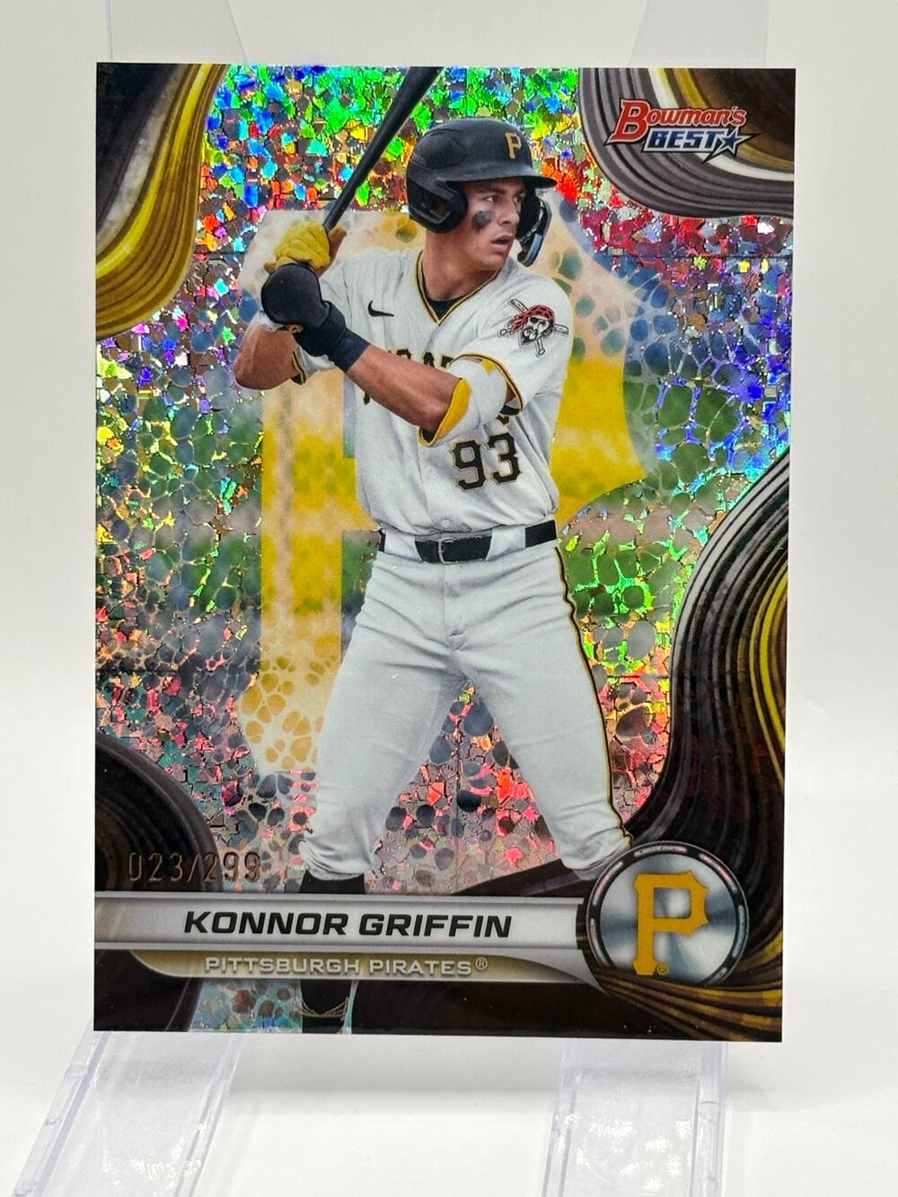2024 Bowman's Best Konnor Griffin Top Prospects Mini-Diamond Refractor 23/299 SP